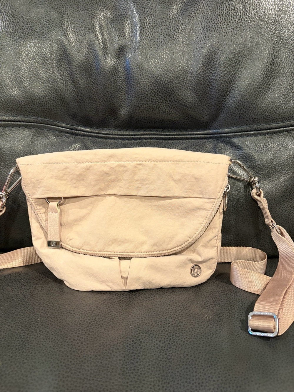 lululemon athletica Beige Crossbody Sling Bag